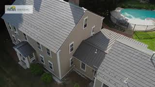 Oxford Shingle Metal Roof with Standing Seam Accents Using Aluminum Base Metals