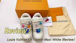 Best Chunky Sneaker! Louis Vuitton LV Trainer Maxi White (Review)