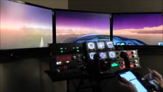 Volair Sim Cockpit - IFR Flight, Saitek, PilotEdge