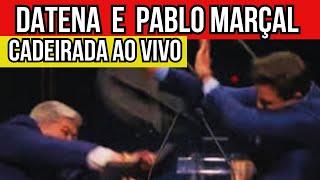 Datena Atira Cadeira em Pablo Marçal Durante Debate ao Vivo!