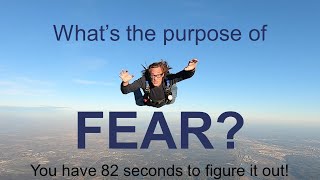 what's the purpose of FEAR? (you have 82 seconds to figure it out!)