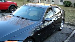 BMW E90 330i Comfort Access - Openning all with remote.avi