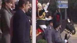 Sarkozy has been received by Queen Elizabeth II