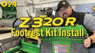 How to Install Footrest Kit on Z320R Zero Turn Mower