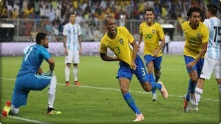 Brasil Vs Argentina, Gol Telat Miranda Antarkan Kemenangan Tim Samba