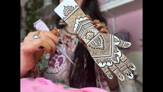 See A Full Hand Henna Design Come To Life In Real Time!