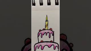 Idea for birthday card making #youtubeviralshorts #cardmaking #birthday