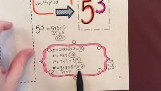 Exponents notes P57-58