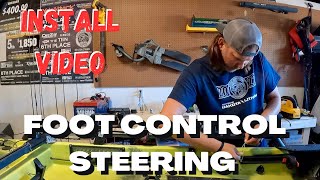 How to Install Foot Steering on a Kayak. (Step by Step with Materials List)