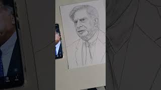 Ratan Tata sir Drawing ❤️ #Shorts #tata #drawing