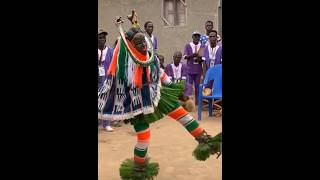 Zaouli African Dance of the Guru people from Ivory Coast #trance #videoshort #ElephantCastle-ot5le