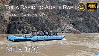 Tuna Rapid to Agate Rapid - Mile 100 - Grand Canyon NP - Colorado River - V360