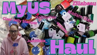 My First USA Order To My New Address Huge Nail Art Haul | MyUs Unboxing