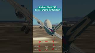 (FICTIONAL) AirTran flight 738 #planecrash #crash #aviation