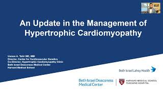 Update in the Management of HCM for Providers