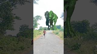 Big Dinosaur chase T-Rex chasing part- 768 #shorts #dinosaur #youtube #dinosaurs #youtubeshorts