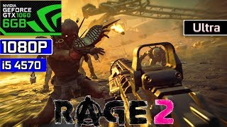 Gaming X 1060 6gb - Rage 2 Gameplay 1080p - I5 4570 - 8Gb Ram - Ultra Settings