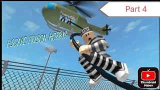 We escaped! Escape prison hobby#roblox