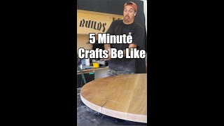 5 minute crafts be like , woodwork edition.