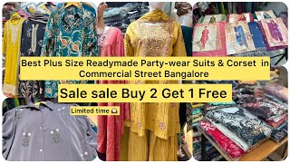 Best Plus Size Readymade Party-wear & Corset Collections in Commercial Street Bangalore | Khushbu