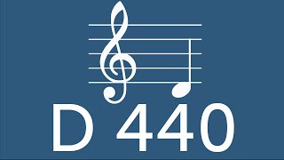 D 440 Tuning Note (10 minutes)