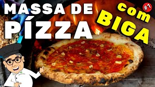 MELHOR MASSA DE PIZZA DA SUA VIDA | COM BIGA E LONGA FERMENTAÇÃO