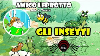 GLI INSETTI per bambini - Con Amico Leprotto