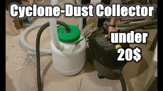 How to Make Cyclone Dust Collector DIY under 20$