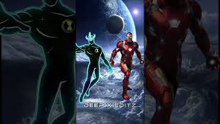 alian x vs Avengers and justice league characters fight #avengers #shortsfeed #deepxeditz