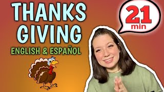 Toddler Learning- Thanksgiving | Bilingual Baby Toddler Learning Video | Educational Videos for Kids