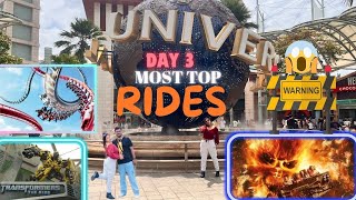 Day 3 Universal studios Singapore || RIDES & EXPERIENCES || Rituals