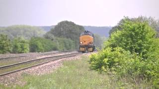 37423 with Inspection Saloon "Caroline" in North Lincolnshire - 22nd May 2013