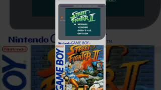 Street Fighter Game Boy #shorts