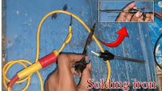 solding iron repair || 25 rupees me|| Solding iron solution