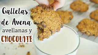 Galletas de Avena y Avellanas con Chocolate (Chocolate Cookies)