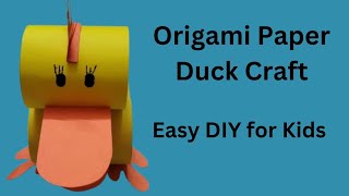 Origami Paper Duck Craft || Easy DIY for Kids