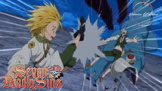 Meliodas & Ban VS Blue Demons FULL FIGHT SCENE | Seven Deadly Sins | Nanatsu no Taizai