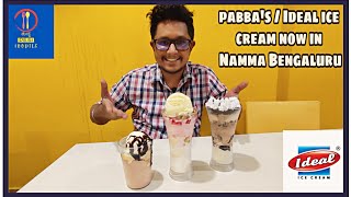 Mangalore Famous Pabba's / Ideal Ice Cream in Bengaluru at Kodial Cafe