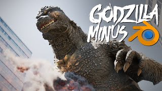 Godzilla Minus Blender - Animated Short