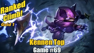 Ranked Climb [#69] Kennen Top - Not going AD!