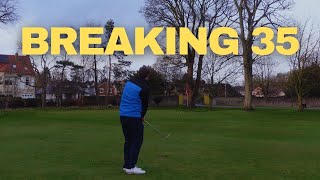 Every shot of an amateur golfer's (8 HC) front 9 at Dunfermline Golf Course - March 23