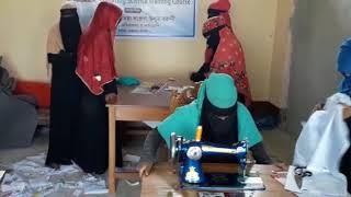 DUF sawing course for women in Bangladesh 2019