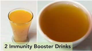 2 Homemade Immunity Boosting Drinks || Immunity Booster Recipe Kadha || Harbal Tea