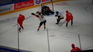 Hooking but referee to scared yo call penalty late game