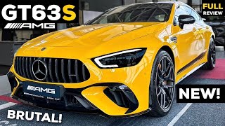 2023 Mercedes AMG GT 63 S 4 Door NEW FACELIFT BRUTAL Sound V8 FULL In-Depth Review Exterior Interior