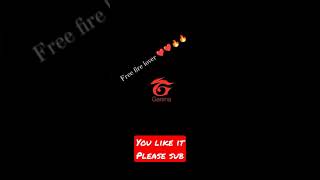 free fire lover ❤❤❤new whatsapp status ❤❤ please like and subscriber // free fire max