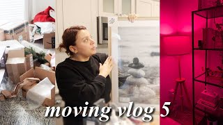 Feeling super overwhelmed, working while moving by myself // moving vlog #5