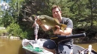 Smallmouth on Thunder Bay River and Long Lake