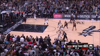 Manu Ginobili game winning block on James Harden CHOKES AGAIN (game 6 spurs rockets)