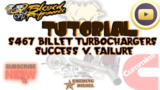 Avoid Turbo Failures! SMEDING S467 Billet Turbo Tutorial